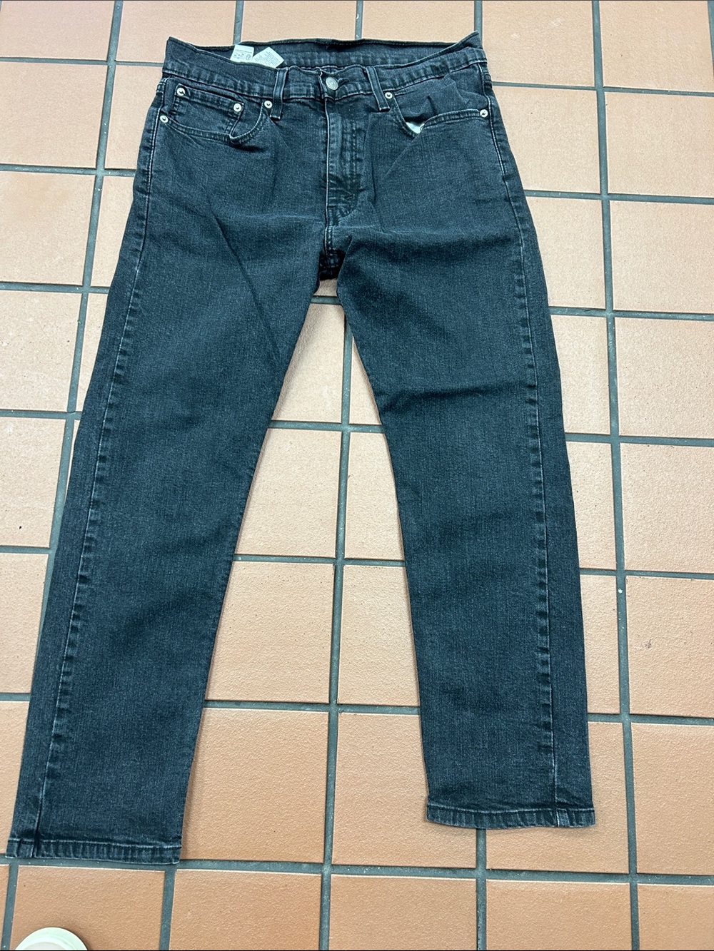 Levi's Black Straight-Leg Jeans
